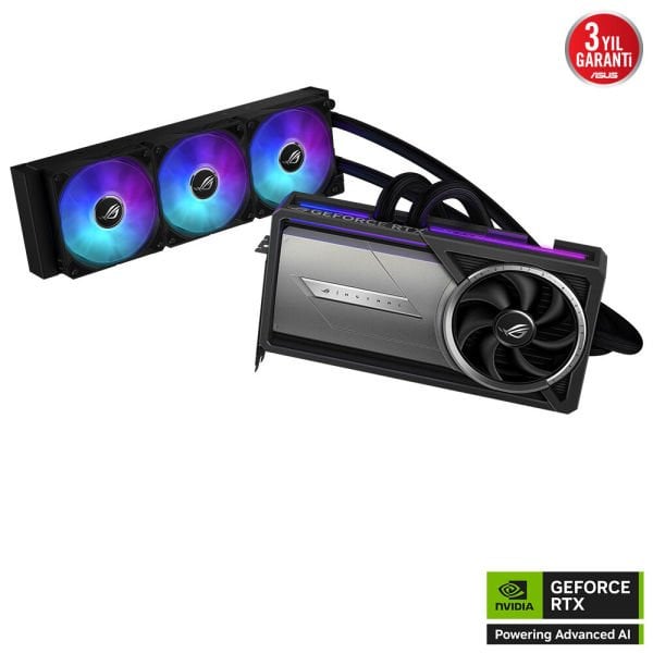 ASUS ROG-ASTRAL-LC-RTX5090-32G-GAMING NVIDIA GEFORCE RTX 5090 32GB GDDR7 512bit  OC 2xHDMI 3xDP RGB DLSS4 EKRAN KARTI