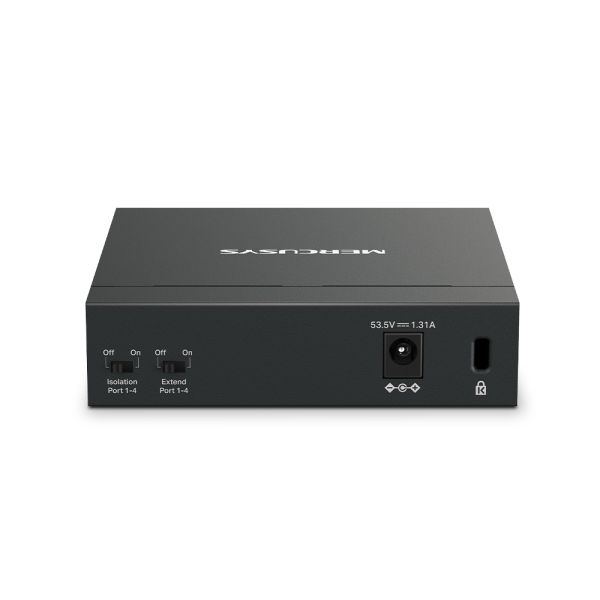 TP-LINK MERCUSYS MS105GP 5 PORT 10/100/1000 4 PORT POE+ YONETILEMEZ DESKTOP SWITCH METAL KASA