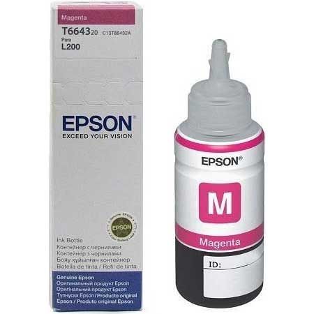 EPSON T6643 C13T66434A KIRMIZI  MÜREKKEP 70ML