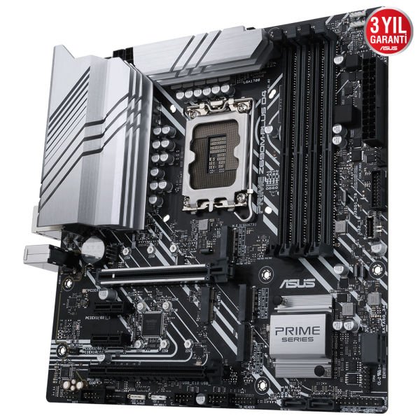 ASUS PRIME Z690M-PLUS D4 4xDDR4 HDMI/DP 3xM.2 1xGLAN 1700P ANAKART