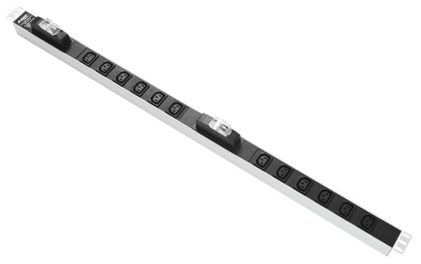 ZE-IEC-CS1836-AL 36U, 18'li IEC 320 C13 Soketli Grup Priz