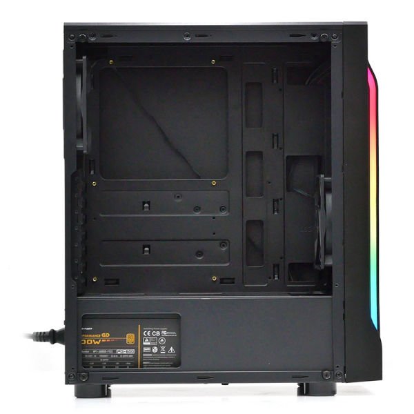 DARK ELEGANCE 400W 2x12 CM RGB FAN ATX 2xUSB2.0/1xUSB3.0 SİYAH KASA DKCHELEGANCE400