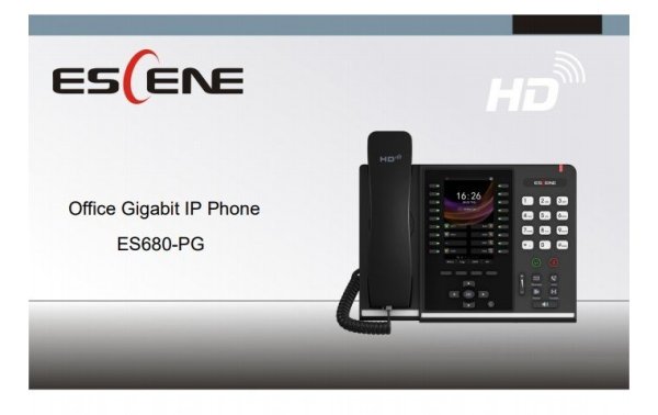 Escene ES680-PEGS IP Telefon