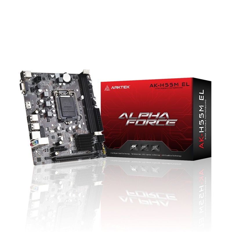 ARKTEK ALPHA FORCE AK-H55M EL 2xDDR3 VGA/HDMI LGA1156P ANAKART