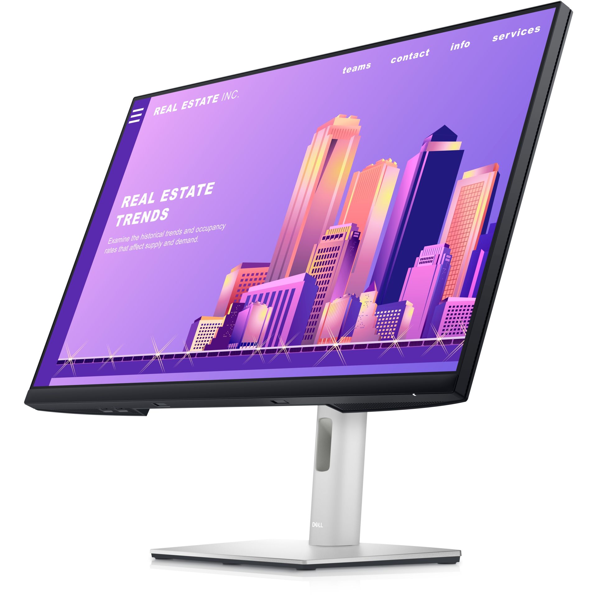 DELL P2722H 27'' 8MS 60Hz 1920x1080 VGA/HDMI/DP PIVOT IPS LED MONITOR