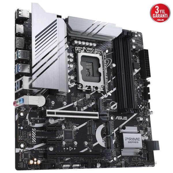 ASUS PRIME Z790M-PLUS Intel Z790 LGA1700 4xDDR5 7200MHZ 1xDP 1xHDMI 3xM2 USB3.2 AURA RGB mATX ASUS 5X PROTECTION III ARMOURY CRATE AI SUITE 3