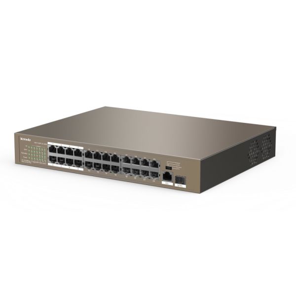 IP-COM F1126P-24-250W 16 PORT 10/100 16 PORT POE 2 PORT UPLINK + 1 SFP 250 WATT YONETILEMEZ RACK MOUNT SWITCH