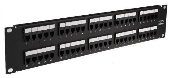 Cat3 Voice 50 Port Patch Panel ISDN (Telefon)