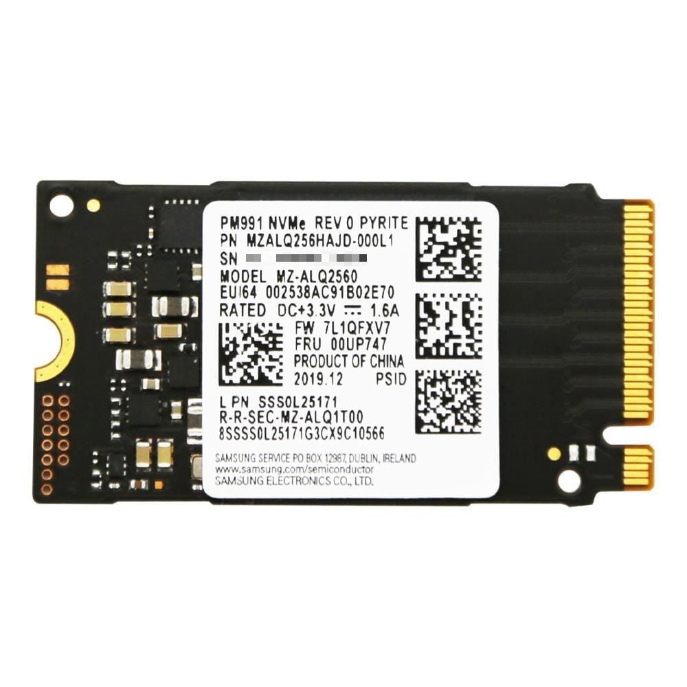SAMSUNG PM991 256GB 1900/900MB/s NVMe PCIe M.2 2242 42mm SSD MZ-ALQ256B - BULK