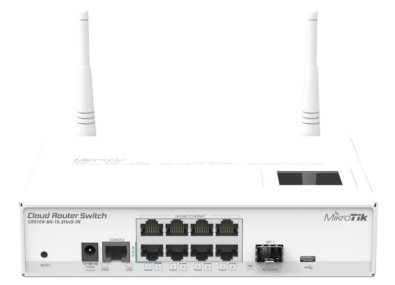 Cloud Router Switch CRS109-8G-1S-2HnD-IN