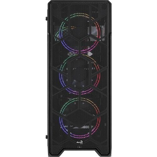 AEROCOOL ORE SATURN 500W 80+ 4x12CM FRGB FAN MIDI TOWER  SİYAH GAMING KASA AE-ORS-580