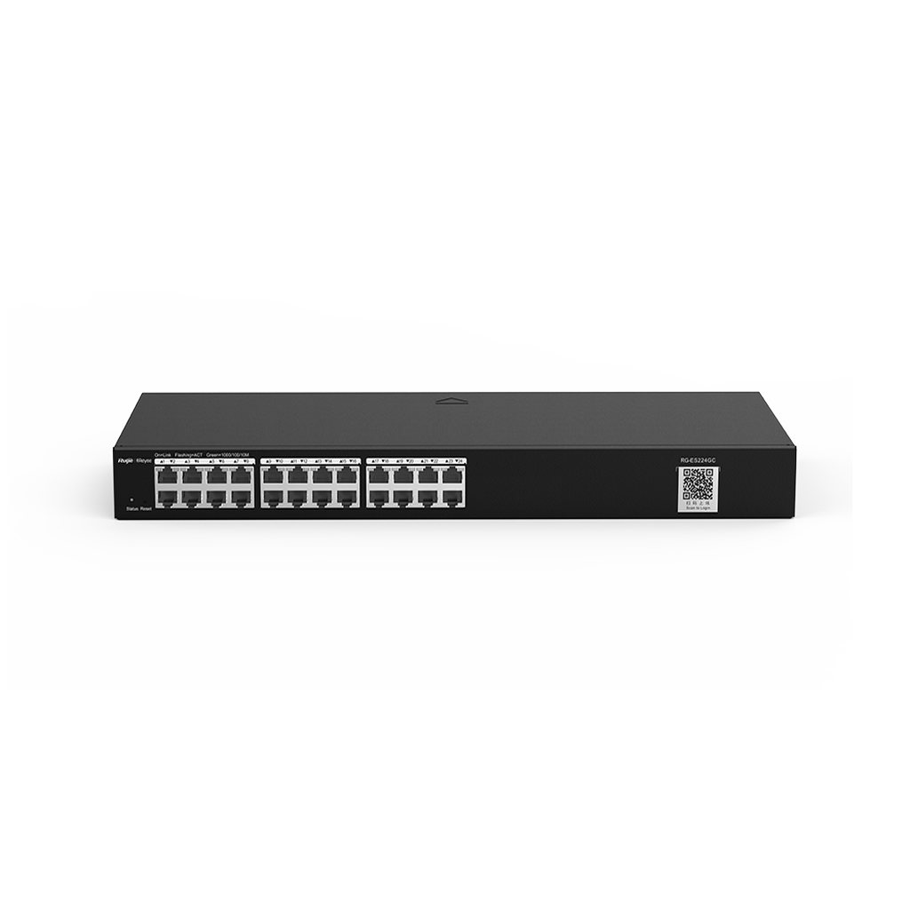 Reyee RG-ES224GC 24 Portlu, 10/100/1000 Gigabit, Yönetilebilir Switch