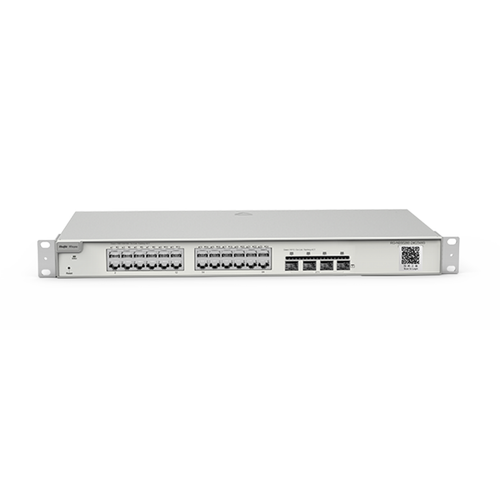 Reyee RG-NBS5200-24GT4XS, 24 порта, 10/100/1000 Gigabit, управляемый коммутатор L2+, 4*10G SFP