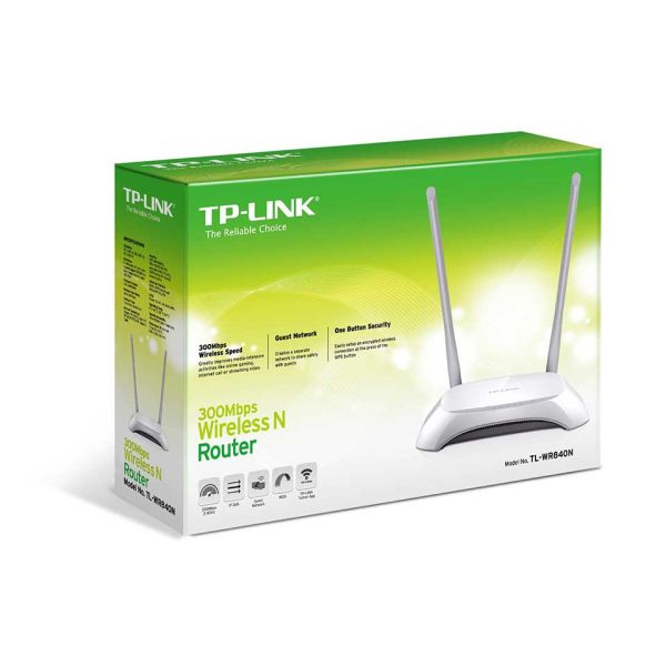 TP-LINK TL-WR840N 300MBPS 4PORT 2ANTEN 2.4GHz INDOOR ROUTER