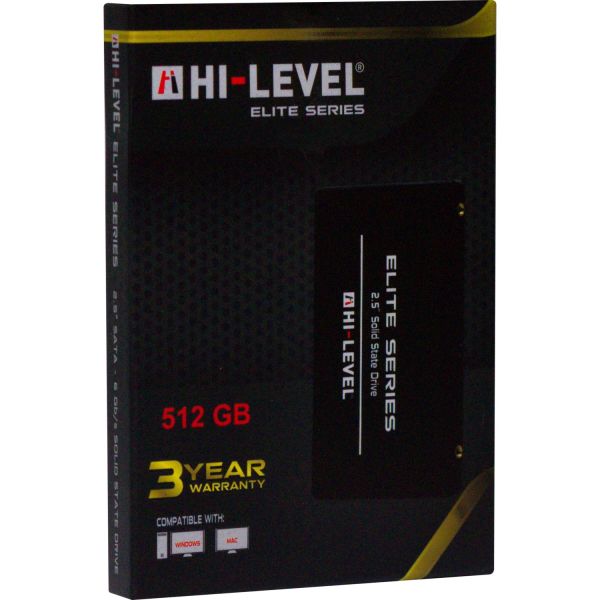 HI-LEVEL ELITE SERIES 512GB 560/540MB/s 2.5'' SATA 3.0 SSD HLV-SSD30ELT/512G