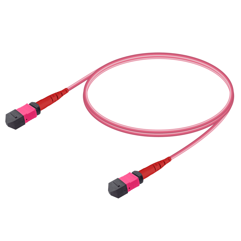 MPO MPO Base-12 Multi-Mod Fiber Patch Cord OM4 Polarite B 10 Metre
