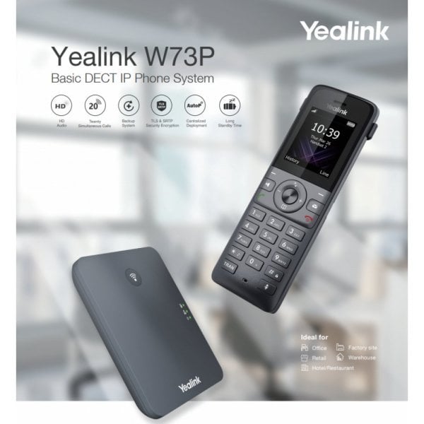 Yealink W73P IP Dect Telefon