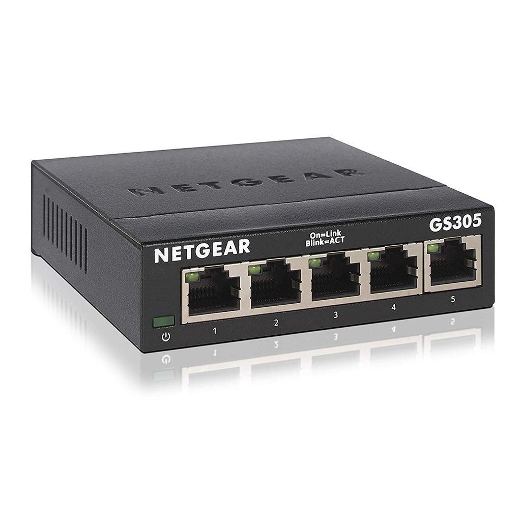 NetGear GS305-300PES 5 Portlu 10/100/1000 ProSafe Gigabit Tak-Çalıştır Switch