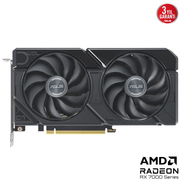 ASUS DUAL-RX7600XT-O16G RX7600XT 16GB GDDR6 128Bit DVI/HDMI/DP