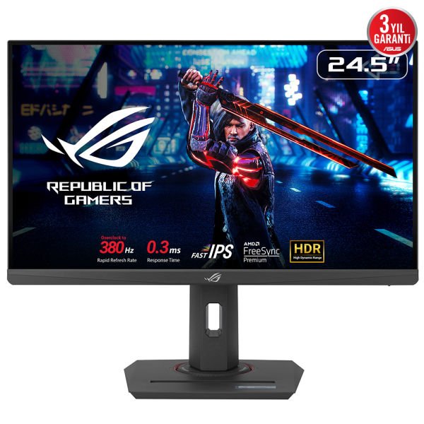 ASUS ROG STRIX XG259QNS 24.5'' 1MS 380Hz FHD DP/HDMI/TYPE-C VESA PIVOT IPS LED GAMING MONITOR