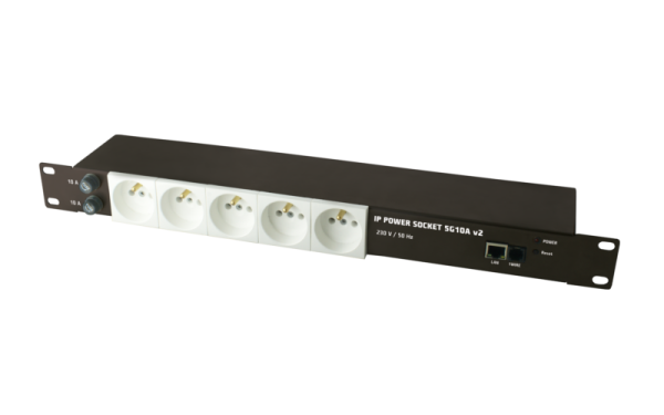 IP KONTROLLÜ 5 YUVALI PRİZ RACK TİPİ  SmartLAN Priz , Network Kontrollü Priz , Isı Sensörü