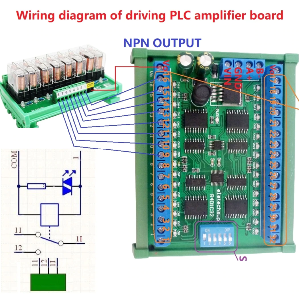 32 kanal Digital Output Modbus RTU Modül