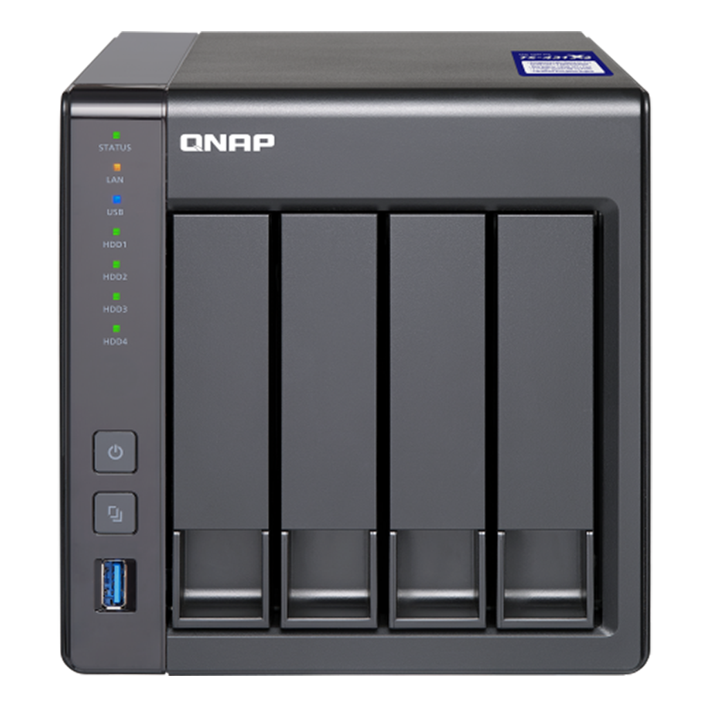 QNAP TS-431X2-2GB RAM 4 Hdd Yuvalı Tower NAS