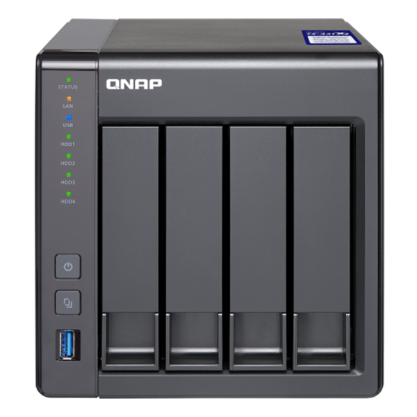 QNAP TS-431X2-2GB RAM 4 Hdd Yuvalı Tower NAS