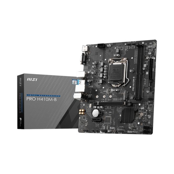 MSI PRO H410M-B H410 2xDDR4 1XVGA/1XHDMI 1xGLAN 1xM.2 1200Pin ANAKART