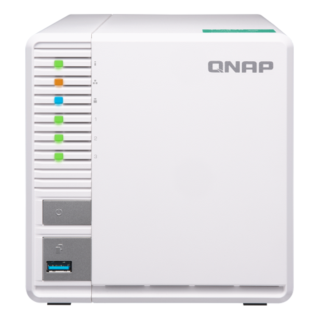 QNAP TS-328-2GB RAM 3 Hdd Yuvalı Tower NAS