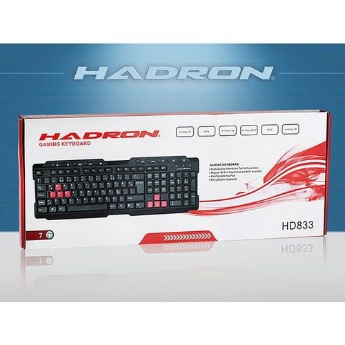 HADRON HR833 MULTIMEDYA SİYAH USB TR GAMING KLAVYE