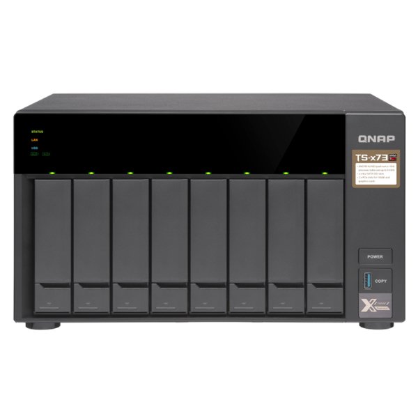 QNAP TS-873-4GB RAM 8 Hdd Yuvalı Tower NAS