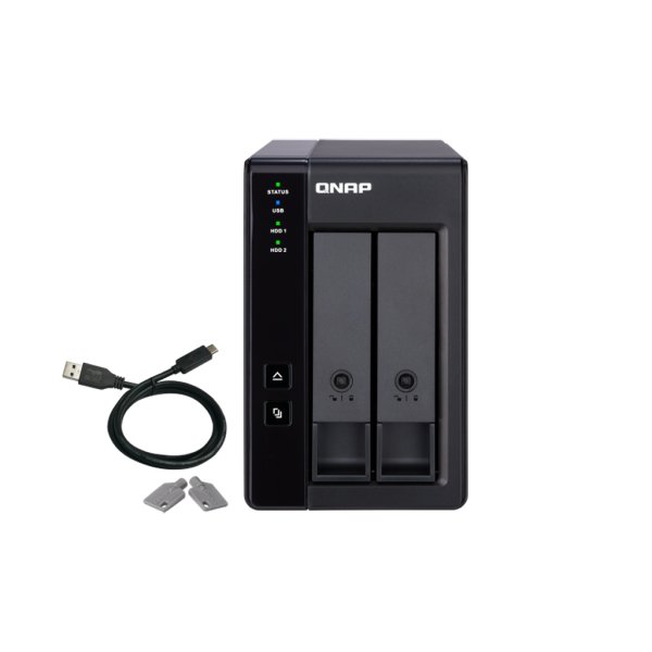 QNAP TR-002 2 Hdd Yuvalı Tower DAS