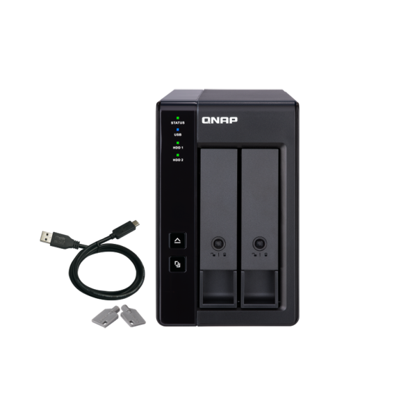 QNAP TR-002 2 Hdd Yuvalı Tower DAS