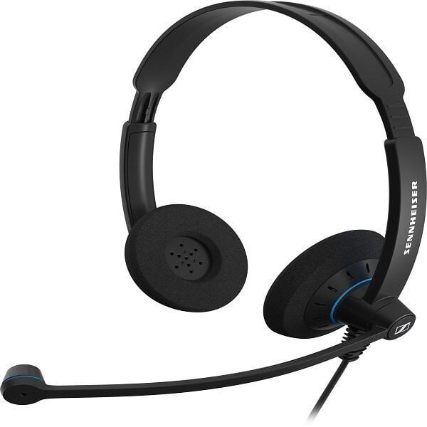 Sennheiser SC 60 ED Serisi Çift Taraflı Taçlı Kablolu HD Ofis Kulaklığı