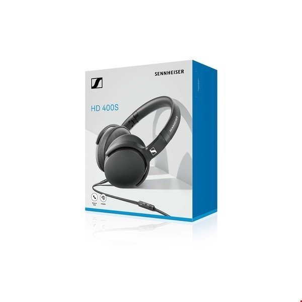Sennheiser HD 400s Black On-Ear Headphones with Microphone