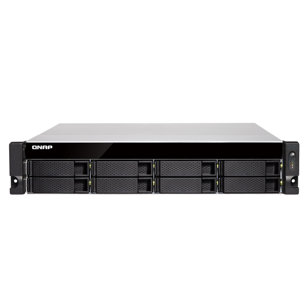 QNAP TS-883XU-RP-E2124-8GB RAM 8 Hdd Yuvalı RACK NAS