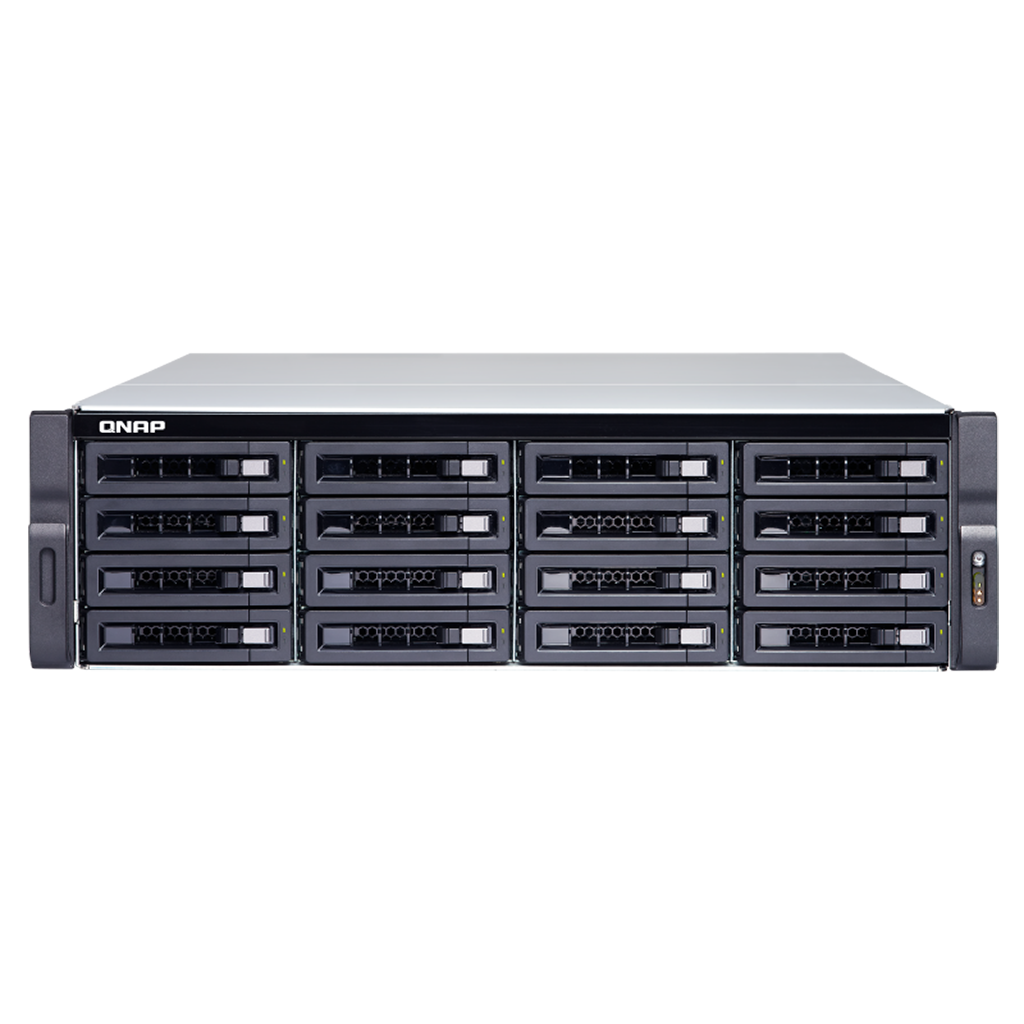 QNAP TS-1683XU-RP-E2124-16GB RAM 16 Hdd Yuvalı RACK NAS