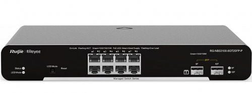 Reyee RG-NBS3100-8GT2SFP-P 8 Port Gigabit Yönetilebilir POE Switch