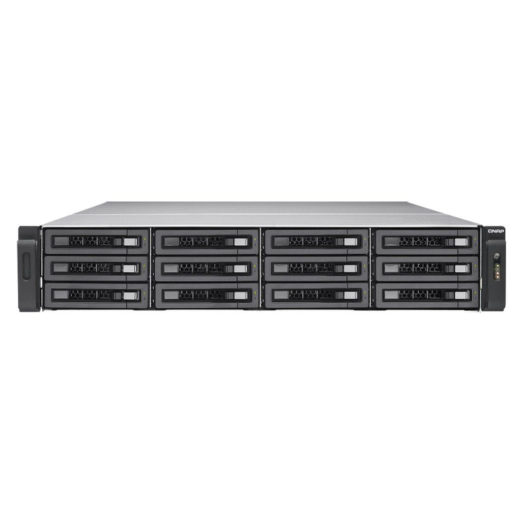 QNAP TES-1885U-D1521-8GR 8GB RAM 12 Hdd Yuvalı RACK SAS NAS