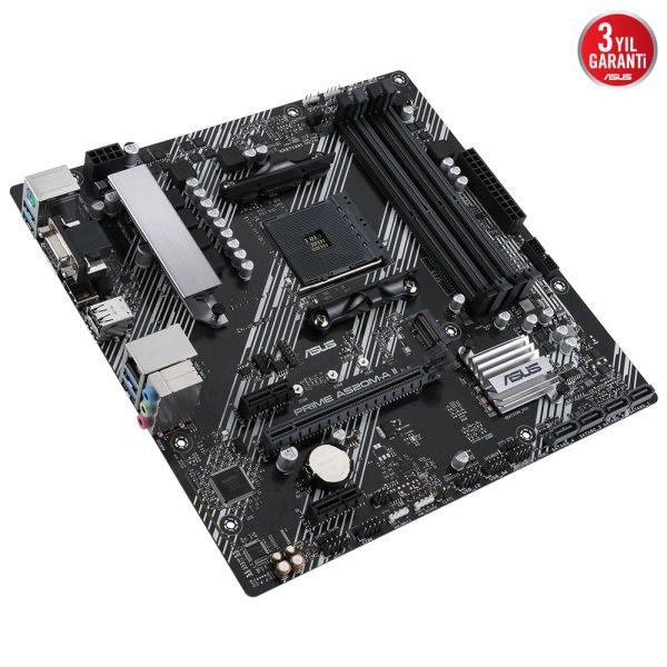 ASUS PRIME A520M-A II 4xDDR4 DP/HDMI/VGA 1xM2 AM4 ANAKART