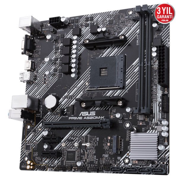 ASUS PRIME A520M-K 2xDDR4 VGA/HDMI 1xM2 AM4 ANAKART