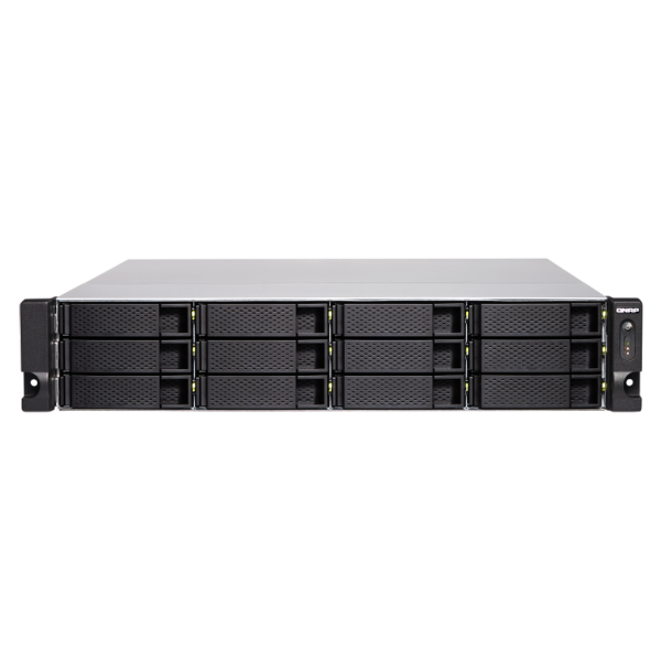 QNAP TS-1283XU-RP-E2124-8GB RAM 12 Hdd Yuvalı RACK NAS