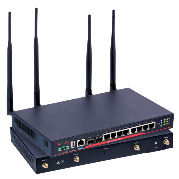 Ricon SFP L2/L3 GB LTE Router 8GB LAN Sw