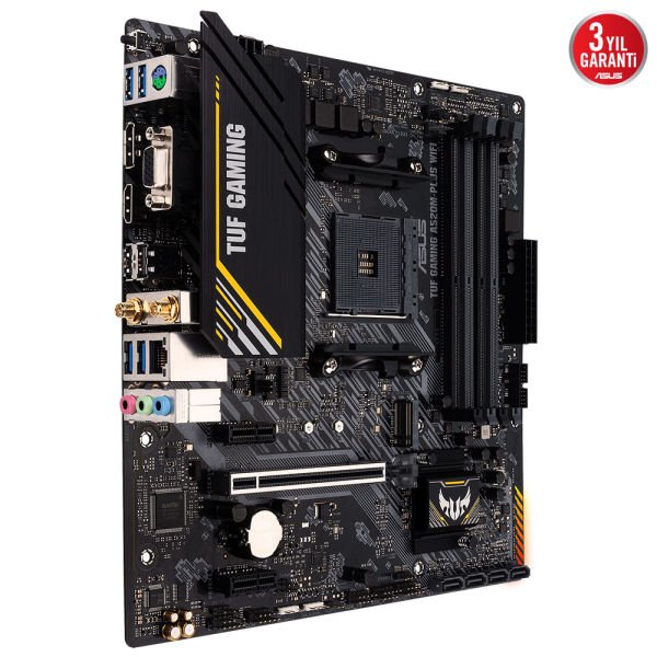 ASUS TUF GAMING A520M-PLUS WIFI 4xDDR4 DP/HDMI/VGA 1xM2 AM4 ANAKART