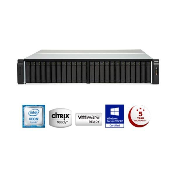 QNAP TES-3085U-D1548-32GR 32GB RAM 12 Hdd Yuvalı RACK SAS NAS