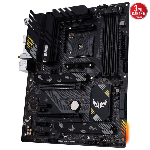 ASUS TUF GAMING B550-PLUS WIFI II 4xDDR4 DP/HDMI 2xM.2 AM4 ANAKART