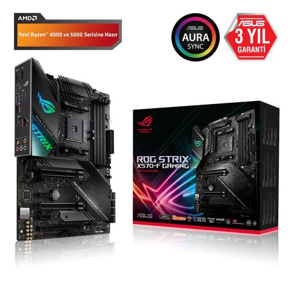 ASUS ROG STRIX X570-F GAMING 4xDDR4 DP/HDMI 2xM2 AM4 ANAKART