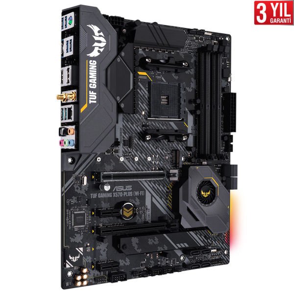 ASUS TUF GAMING X570-PLUS WI-FI 4xDDR4 DP/HDMI 2xM.2 AM4 ANAKART