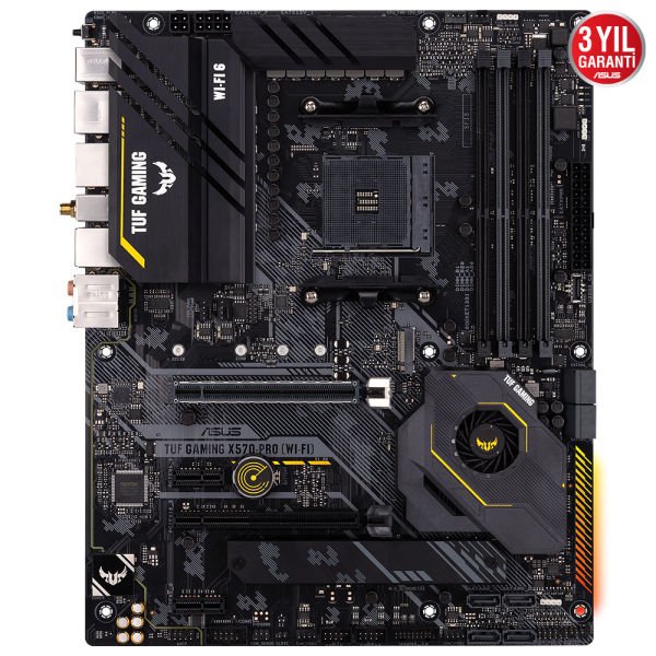 ASUS TUF GAMING X570-PRO WI-FI 4xDDR4 DP/HDMI 2xM.2 AM4 ANAKART